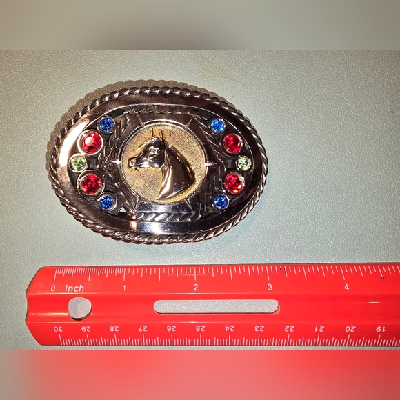 New and handmade Western belt buckle - Picture 3 of 6